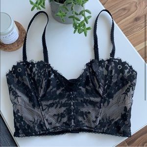 VS Boned Bustier Crop Top